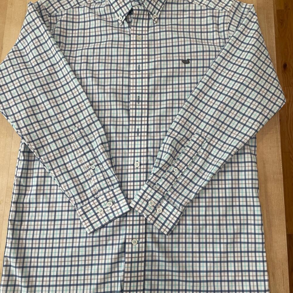 Nearly New Men’s Small Southern Marsh Button Down Long Sleeve Shirt